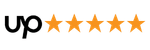 1112 The image shows the letters up next to five orange stars, indicating a 5-star rating.